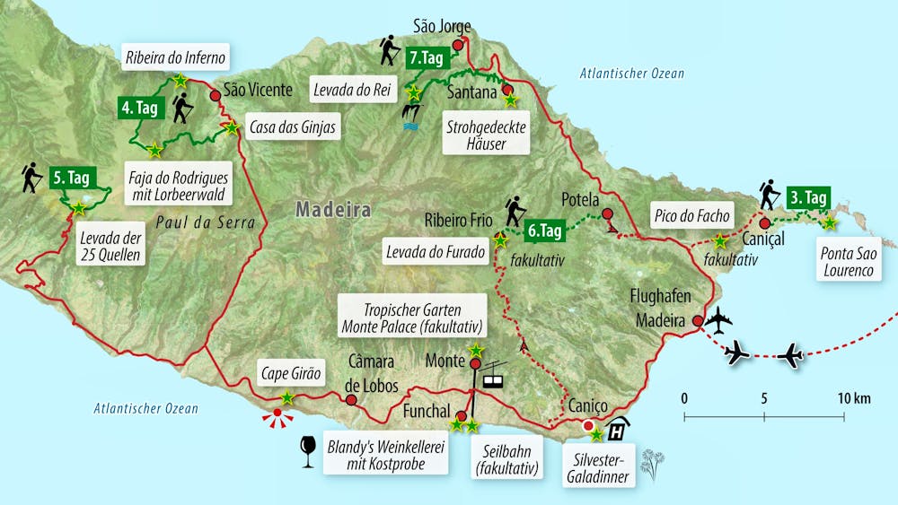 Ihre Reiseroute PT-YYMAD &ndash; &copy; Eberhardt TRAVEL