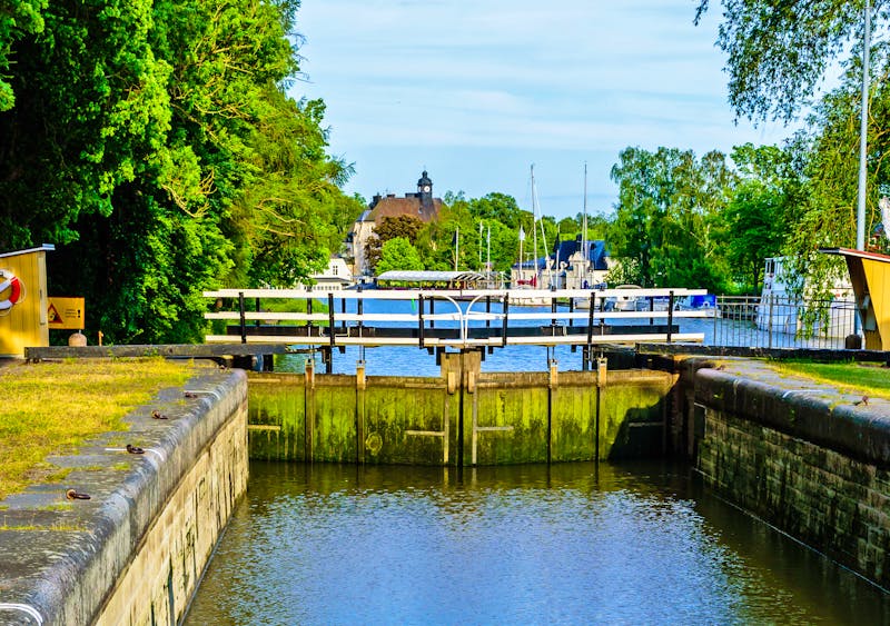 Schleuse am Götakanal in Söderköping - ©imfotograf - stock.adobe.com