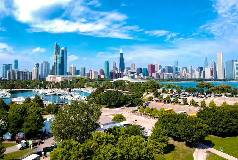 Skyline von Chicago  - &copy;ezellhphotography - stock.adobe.com