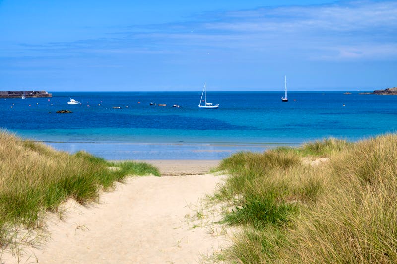 Braye Bay auf der Kanalinsel Alderney - ©Rob - stock.adobe.com