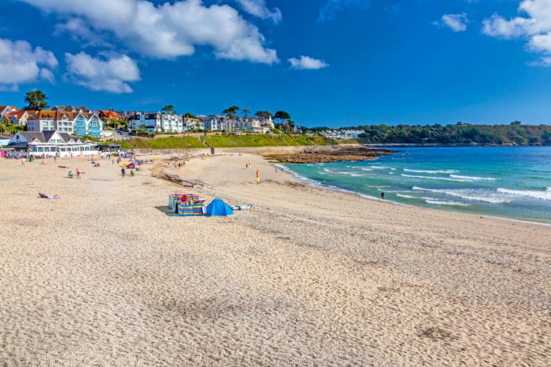 Gyllyngvase Beach in Falmouth - Cornwall  - ©Ian Woolcock - stock.adobe.com