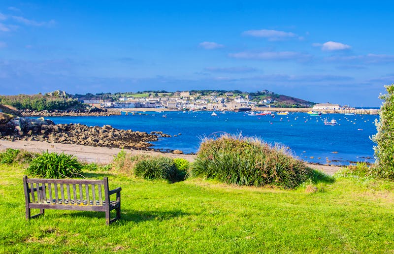 Hugh Town auf der Scilly-Insel St. Mary's  - ©Der Dilettant - stock.adobe.com