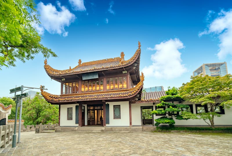 Changsha in Hunan - Tianxin-Pavilion in der Altstadt - ©gui yong nian - stock.adobe.com