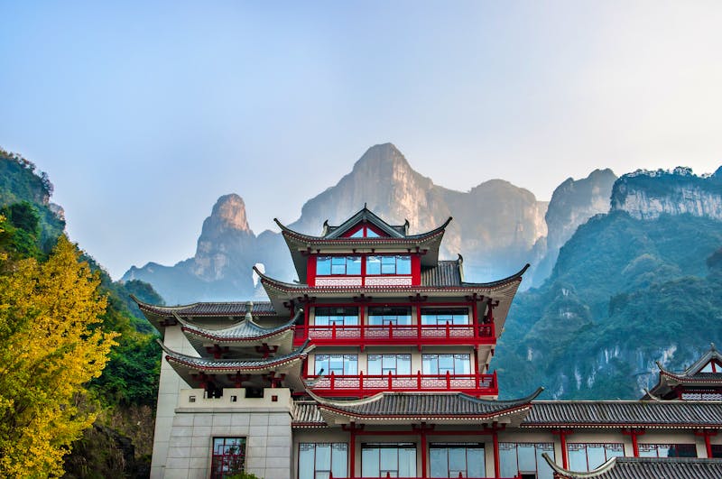 Zhangjiajie National Park - Himmelstor des Tianmen Shan am Berg Tianmen - ©eteri - stock.adobe.com