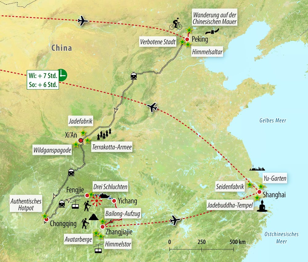 Ihre Reiseroute – © Eberhardt TRAVEL