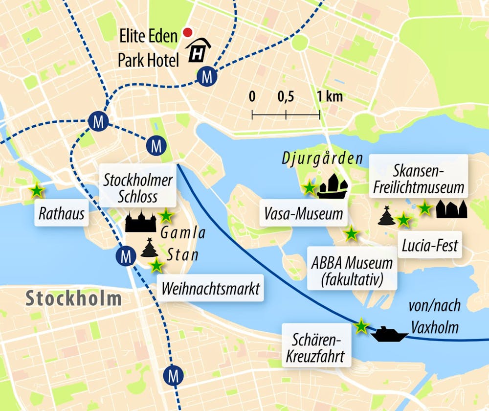 Ihre Reiseroute SE-LUCIA  – © Eberhardt TRAVEL 
