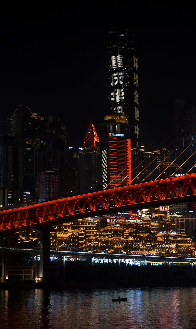Skyline bei Nacht von Chongqing, China - ©Sten Bernhardt - Eberhardt TRAVEL