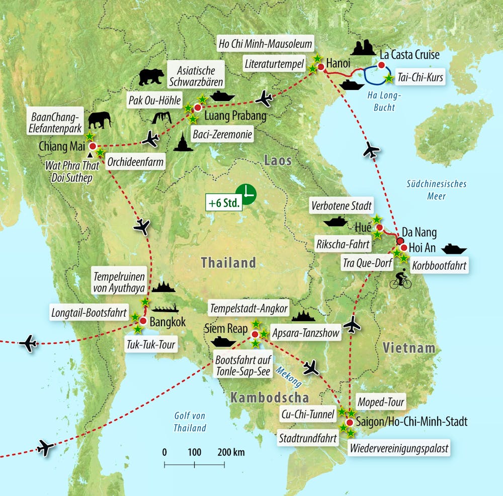 Ihre Reiseroute – © Eberhardt TRAVEL