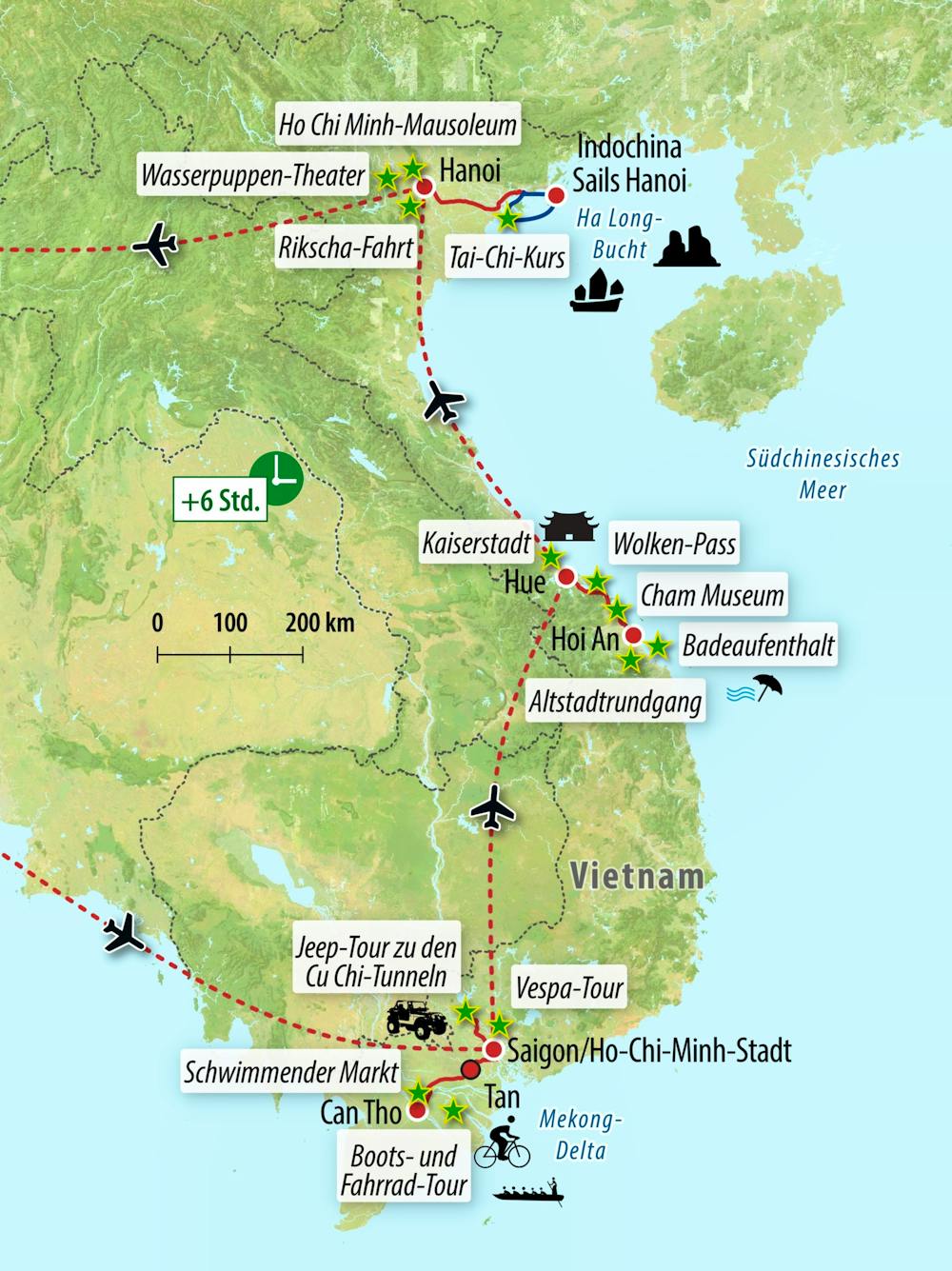 Ihre Reiseroute – © Eberhardt TRAVEL