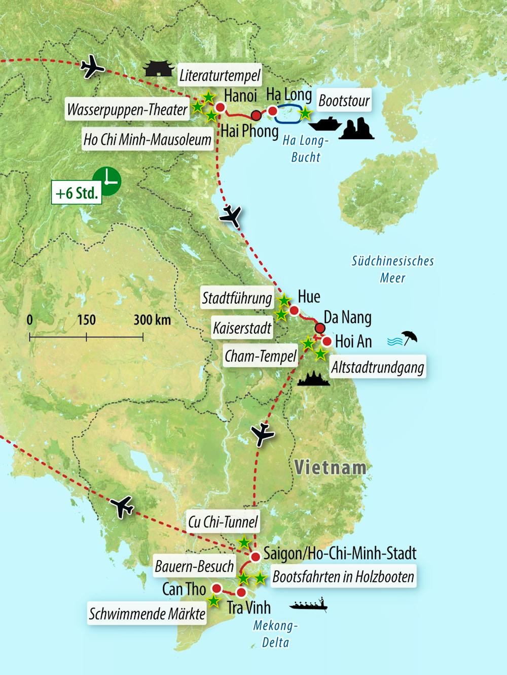 Ihre Reiseroute – © Eberhardt TRAVEL