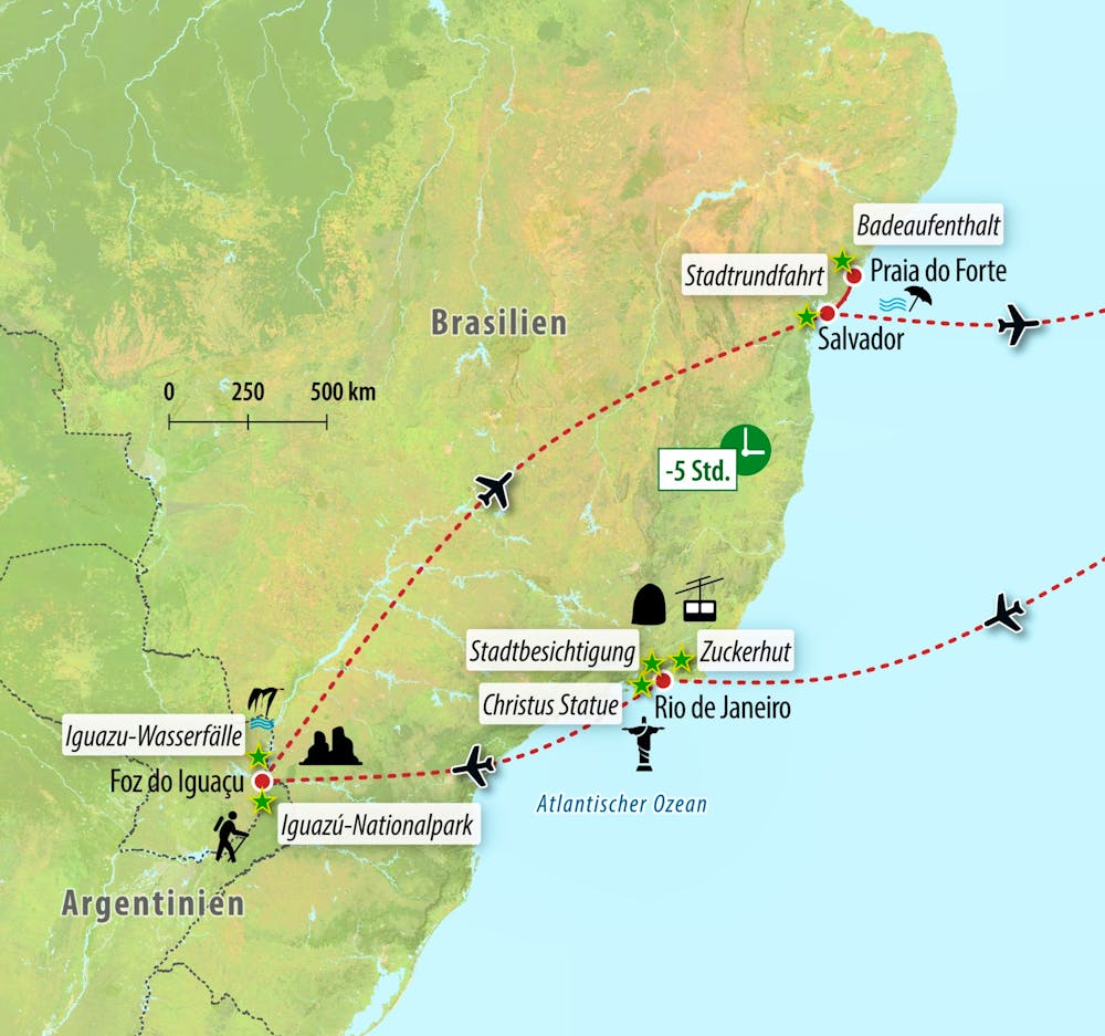 Ihre Reiseroute – © Eberhardt TRAVEL
