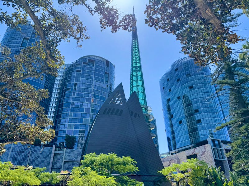 Stadtrundfahrt in Perth – Glockenturm am Barrack Square - ©Andreas Wolfsteller - Eberhardt TRAVEL