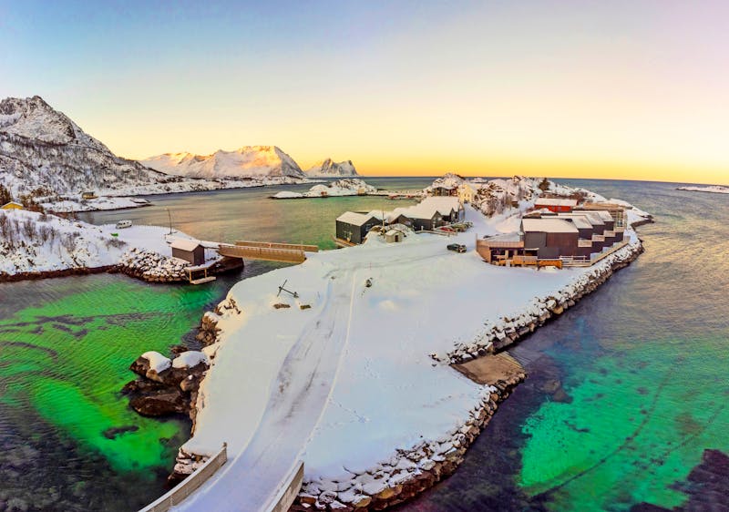 Dörfchen Hamn on Senja auf der Insel Senja - ©Lunghammer - stock.adobe.com