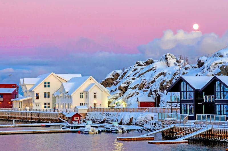 Hamn on Senja im Winter - ©Lunghammer - stock.adobe.com