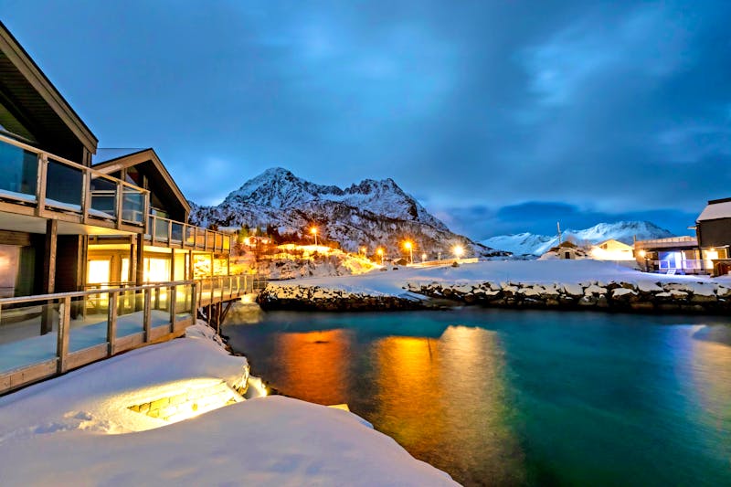 Hamn on Senja in Norwegen - Insel Senja im Winter - ©Lunghammer - stock.adobe.com