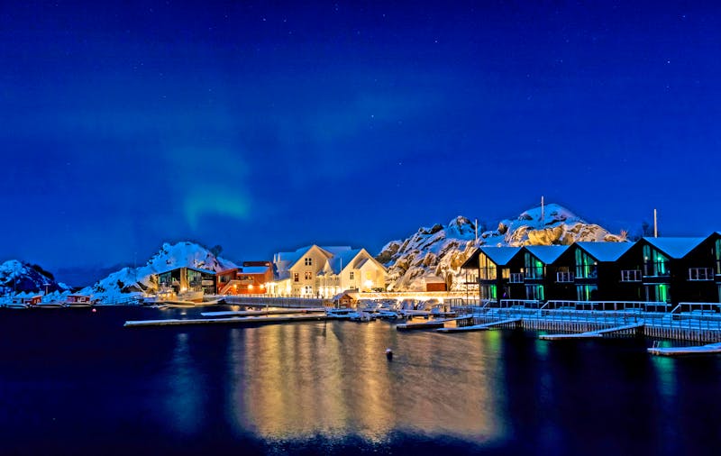 Polarlichter über Hamn on Senja - ©Lunghammer - stock.adobe.com
