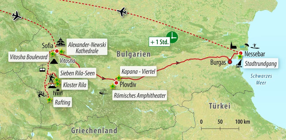 Ihre Reiseroute – © Eberhardt TRAVEL