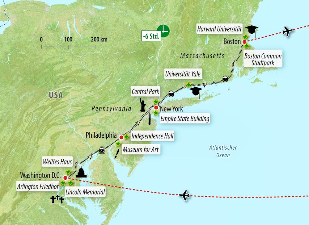 Ihre Reiseroute – © Eberhardt TRAVEL