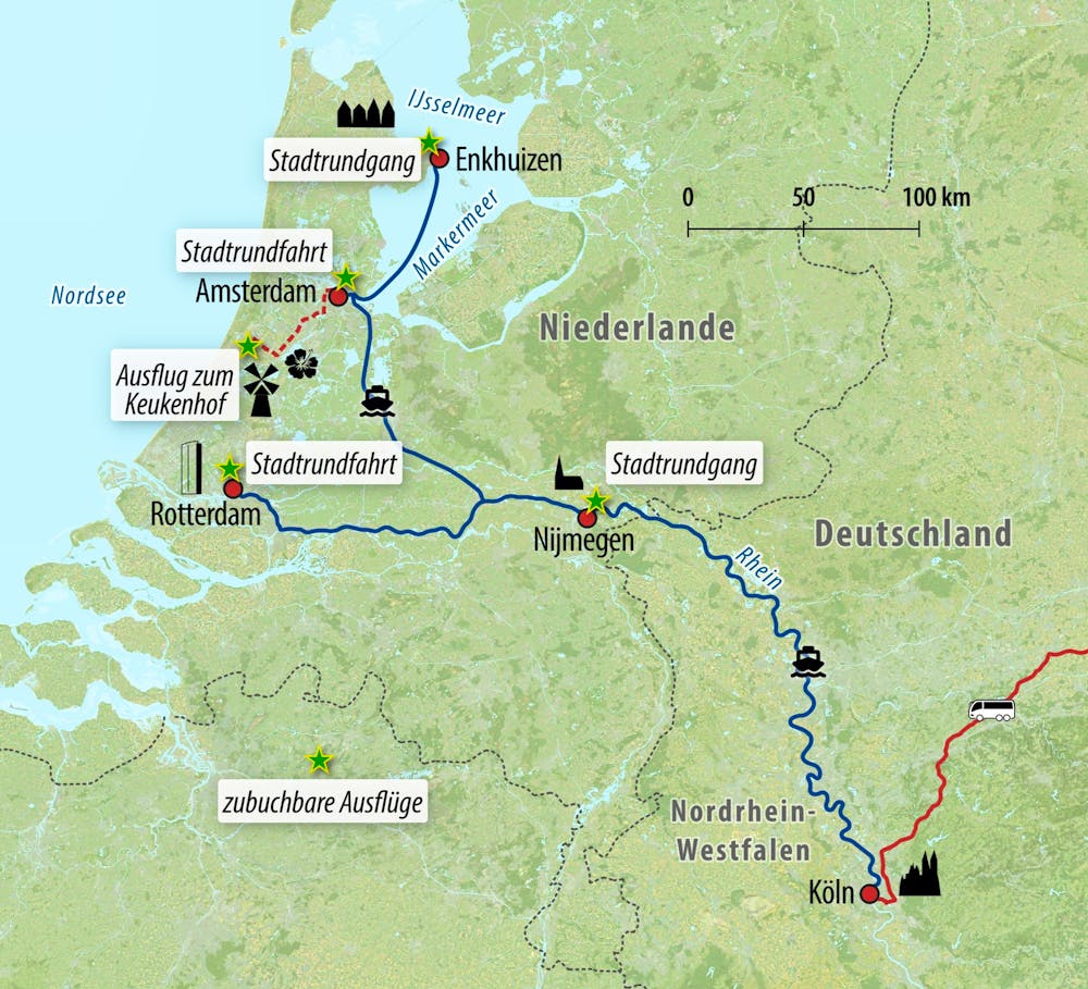 Ihre Reiseroute – © Eberhardt TRAVEL