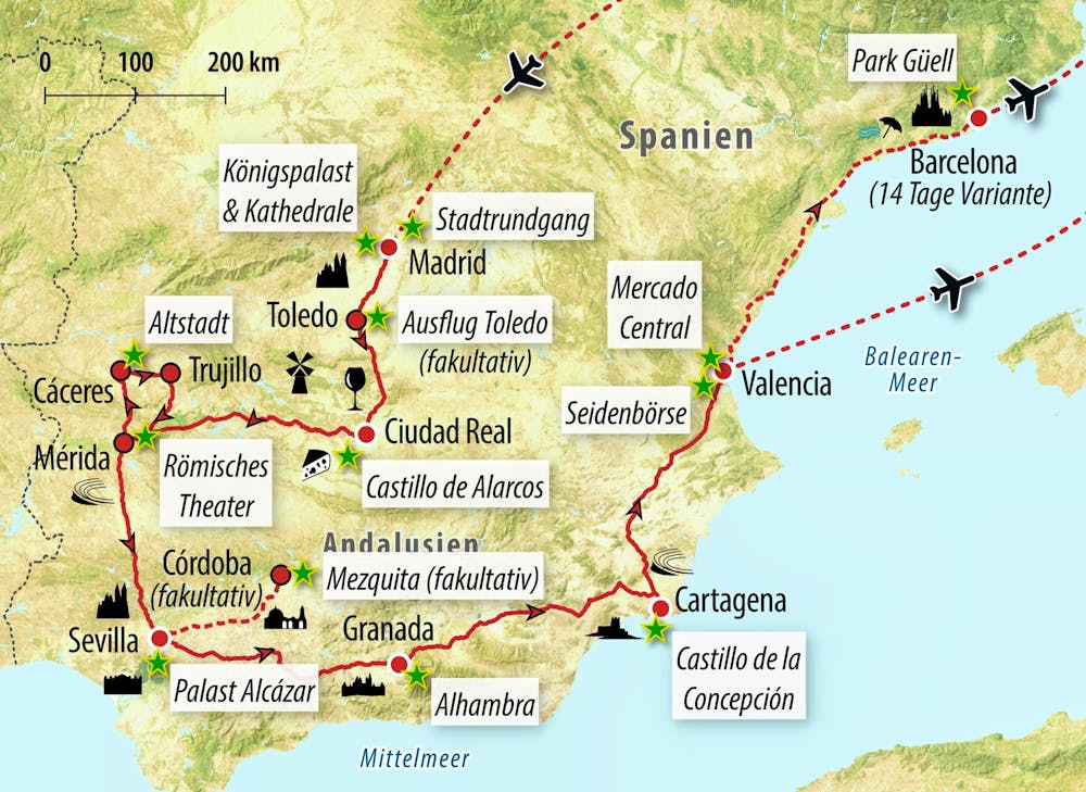 Ihre Reiseroute – © Eberhardt TRAVEL