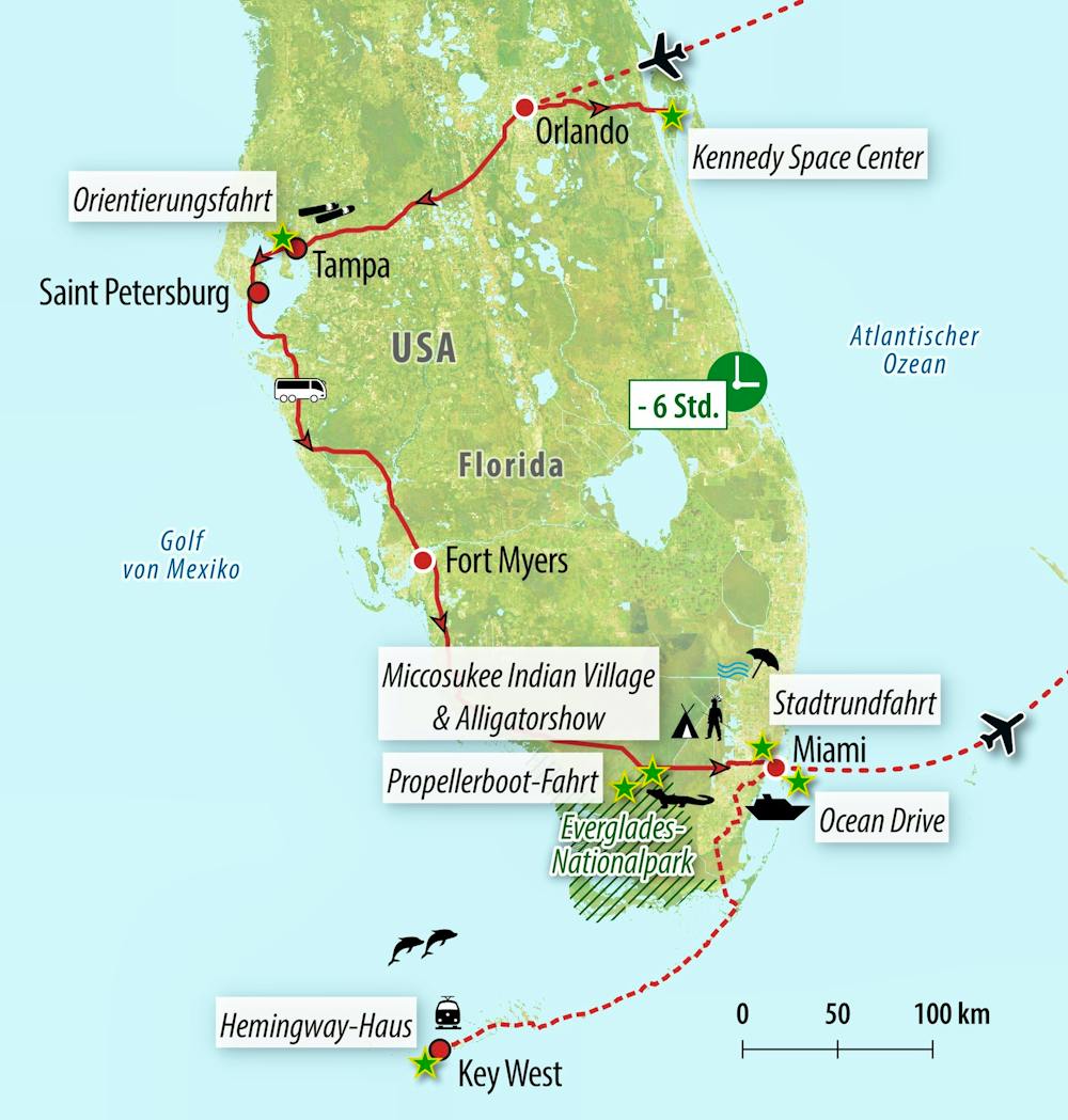 Ihre Reiseroute – © Eberhardt TRAVEL