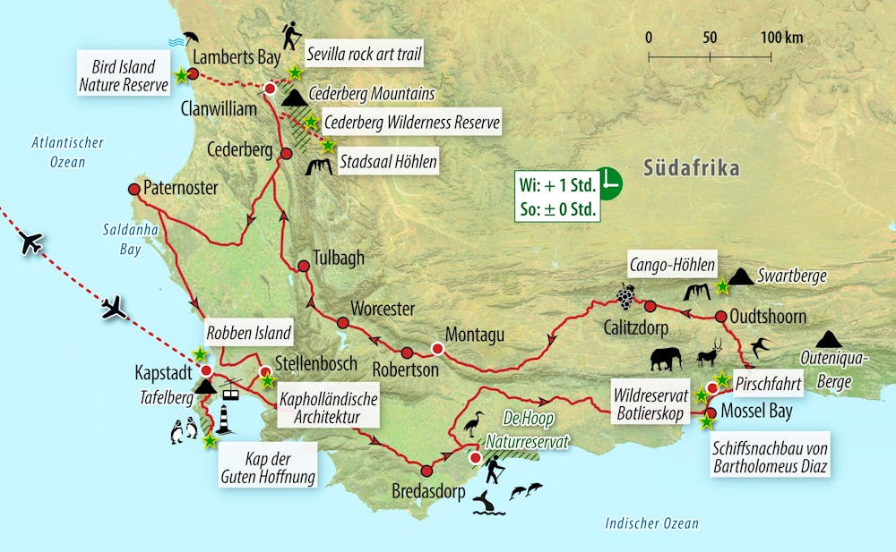 Ihre Reiseroute – © Eberhardt TRAVEL