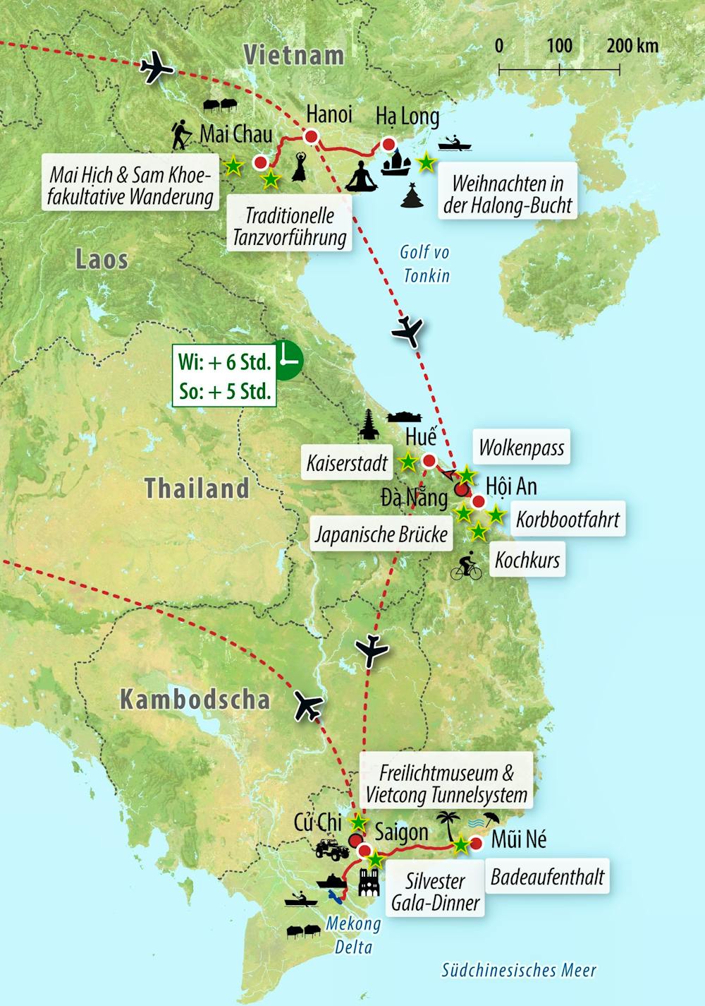 Ihre Reiseroute – © Eberhardt TRAVEL