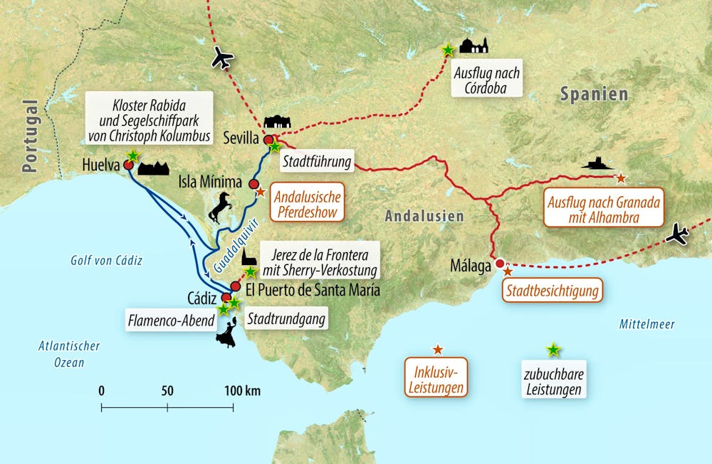 Ihre Reiseroute – © Eberhardt TRAVEL