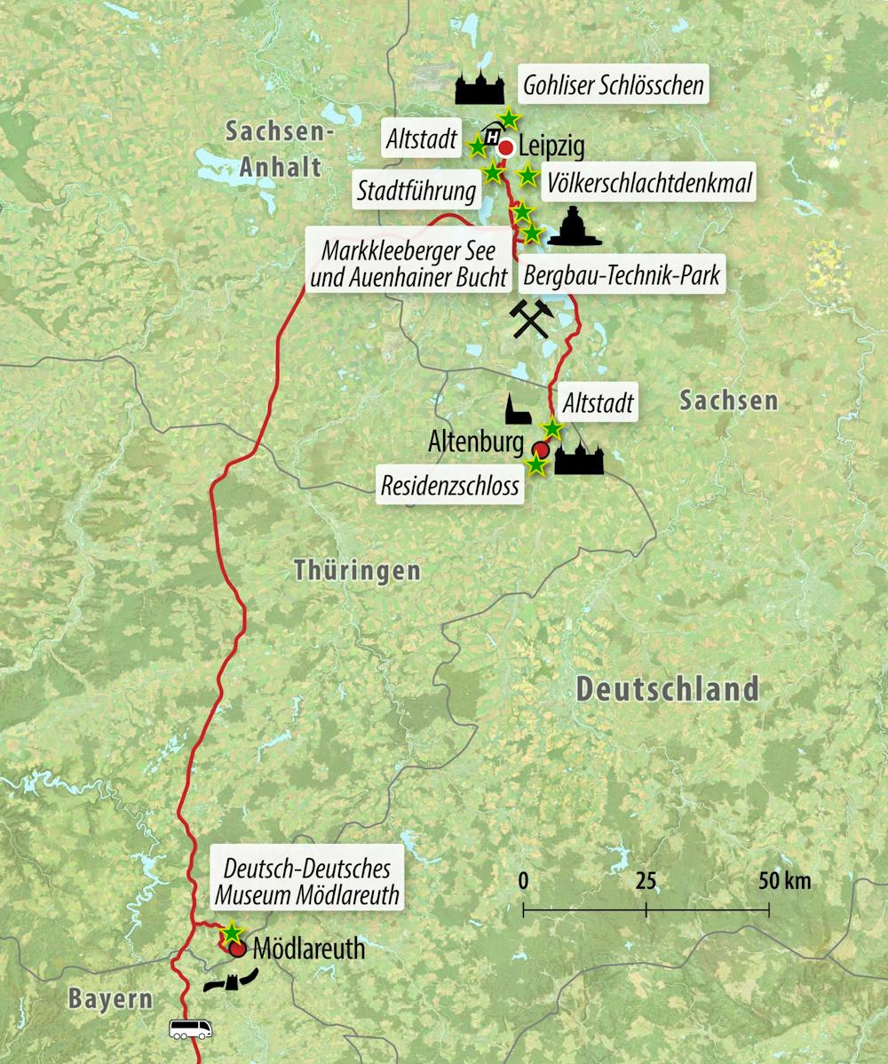 Ihre Reiseroute – © Eberhardt TRAVEL