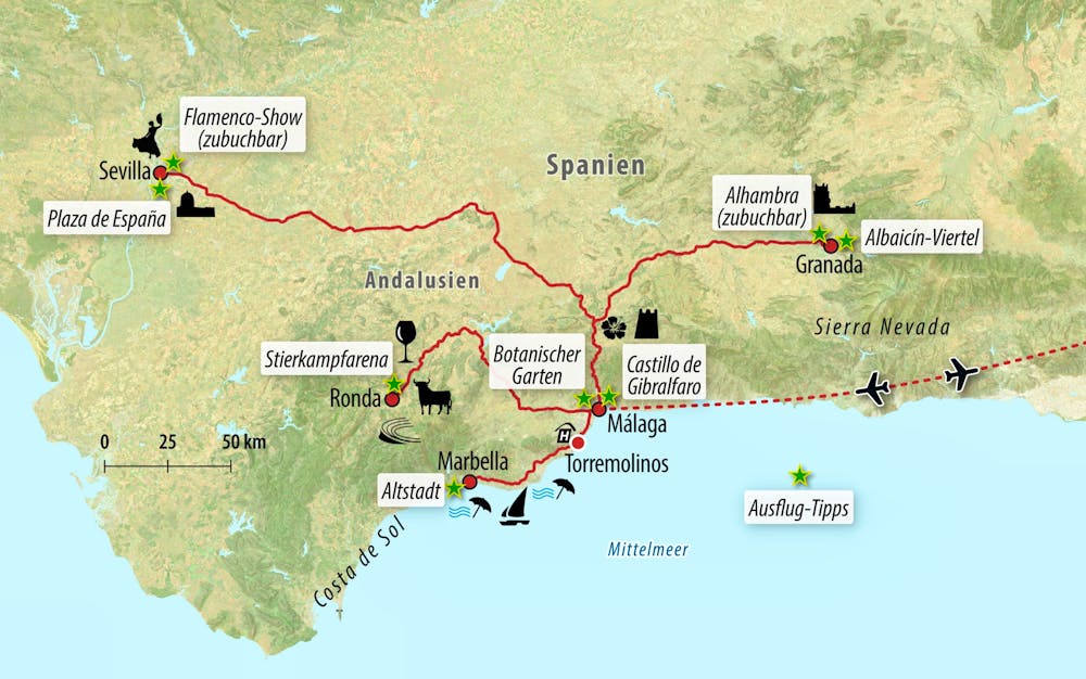 Ihre Reiseroute – © Eberhardt TRAVEL