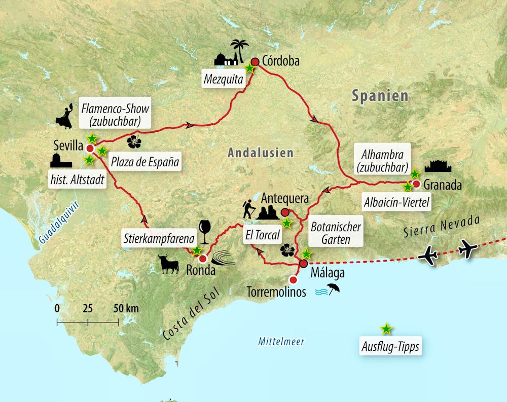 Ihre Reiseroute – © Eberhardt TRAVEL