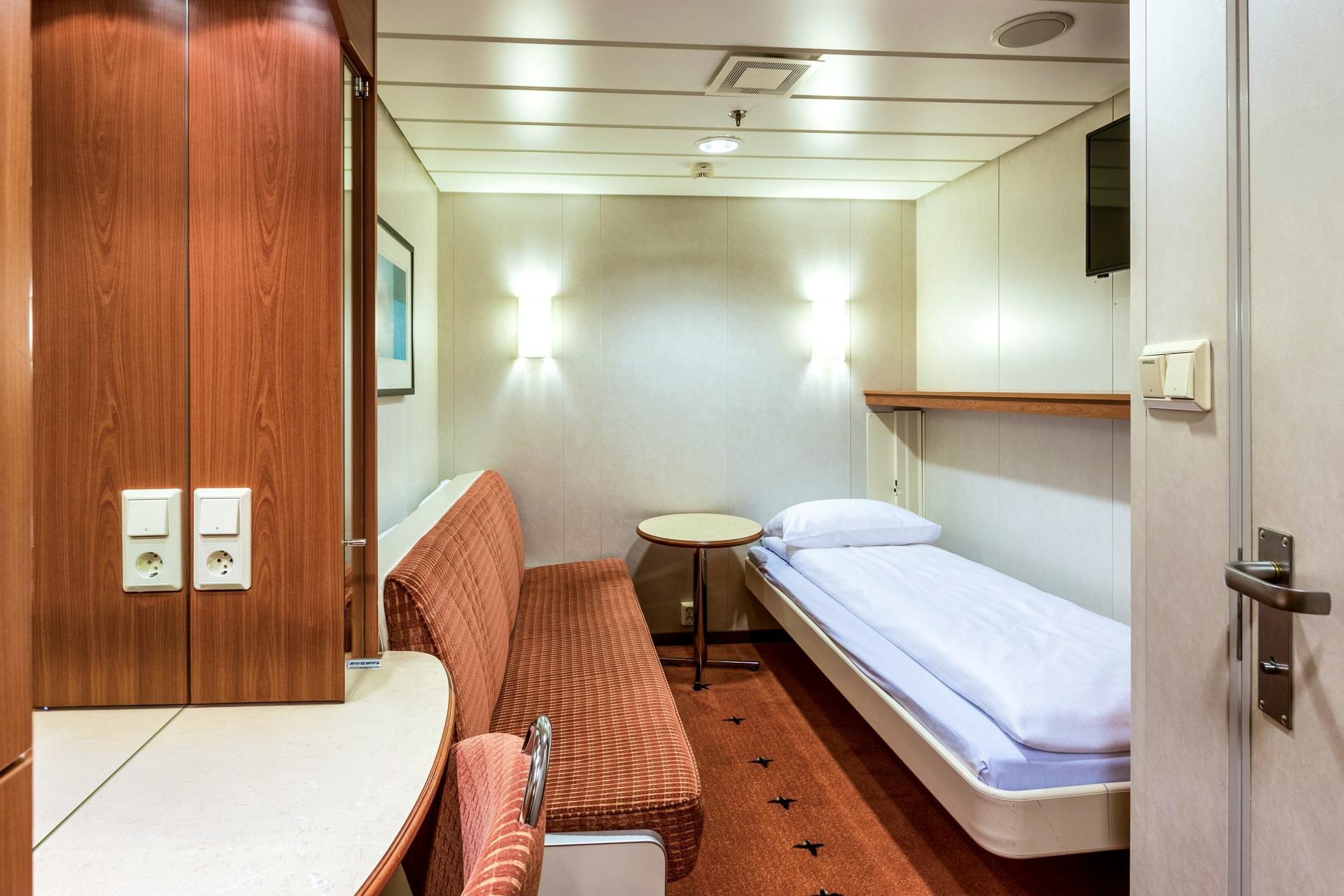 MS Midnatsol - Beispielkabine Polar Innen&nbsp;&ndash;&nbsp;&copy;&nbsp;Hurtigruten / Oscar Farrera