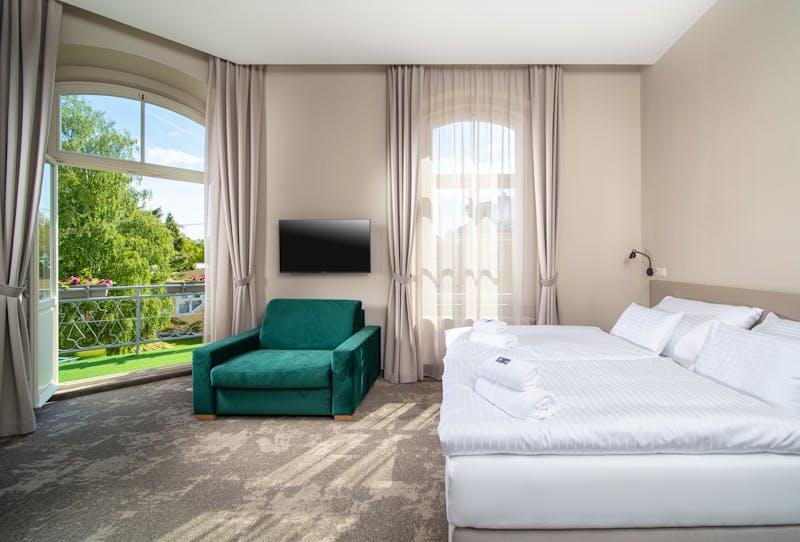 Tschechien - Franzensbad - Spa Hotel Esplanade - Zimmerbeispiel Doppelzimmer Komfort – ©Spa Hotel Esplanade Franzensbad