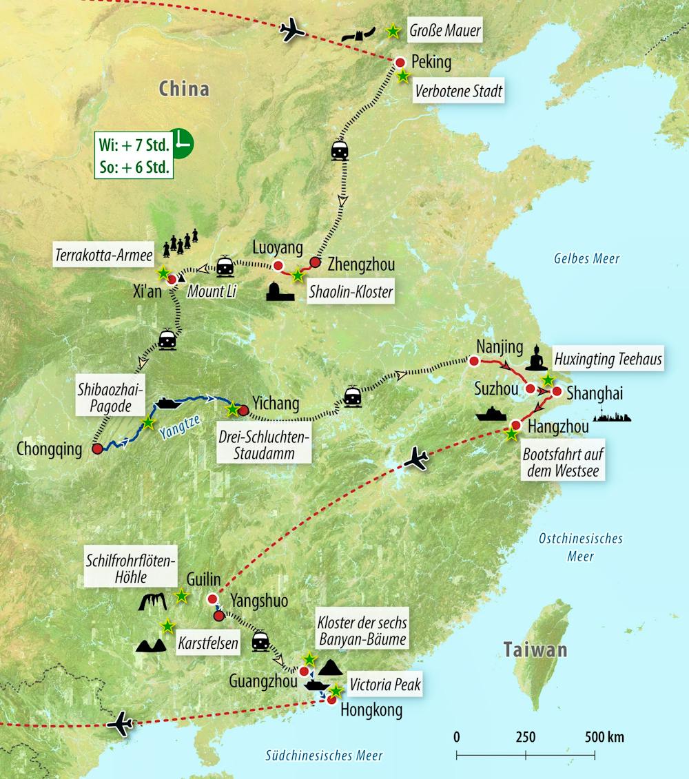 Ihre Reiseroute – © Eberhardt TRAVEL