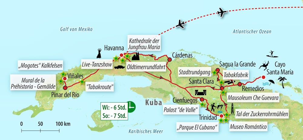 Ihre Reiseroute – © Eberhardt TRAVEL