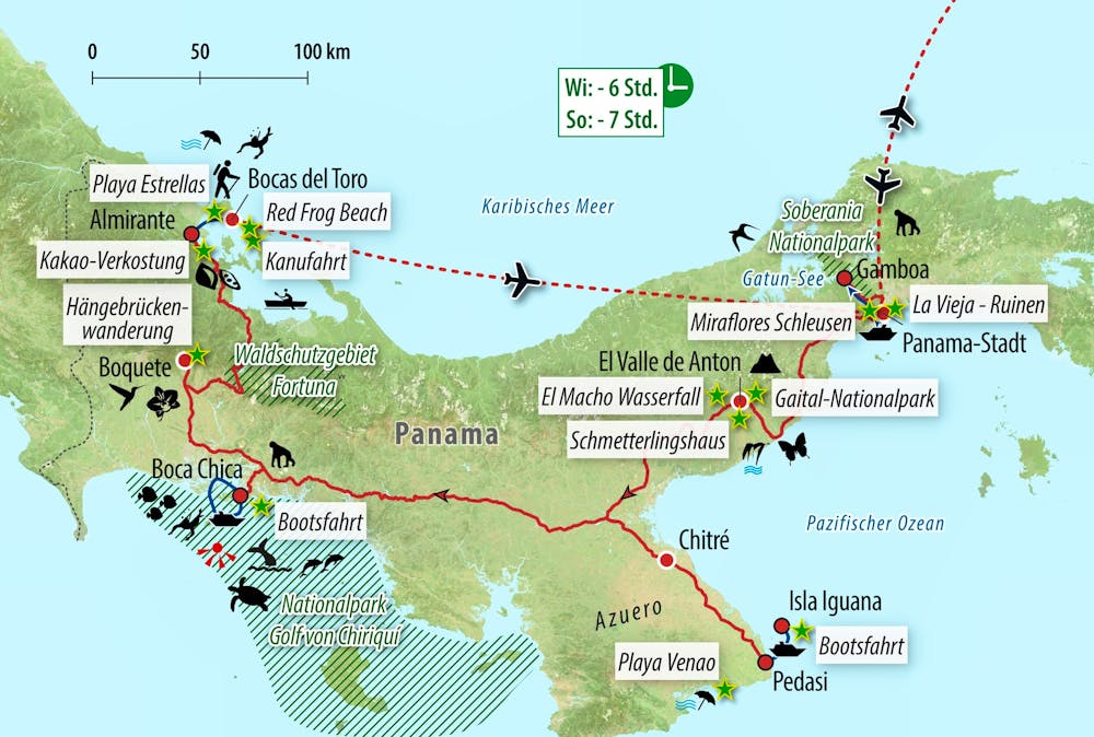 Ihre Reiseroute – © Eberhardt TRAVEL
