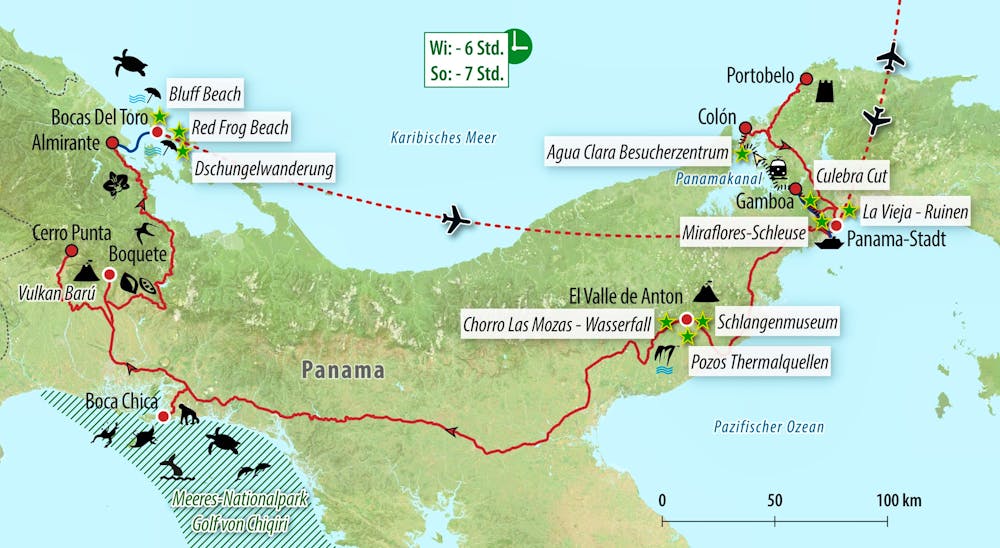 Ihre Reiseroute – © Eberhardt TRAVEL