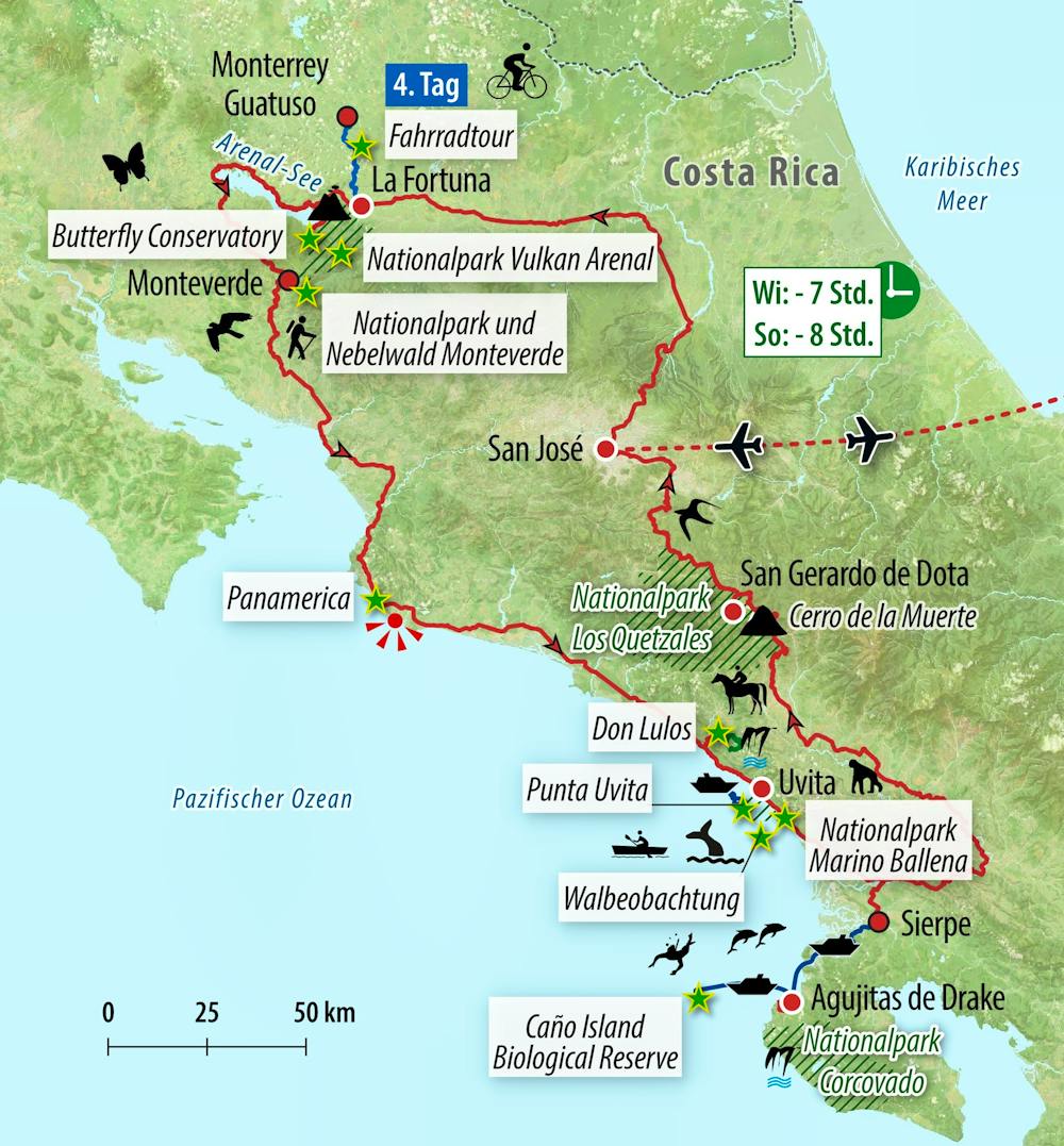 Ihre Reiseroute – © Eberhardt TRAVEL