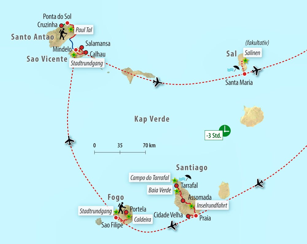 Ihre Reiseroute – © Eberhardt TRAVEL