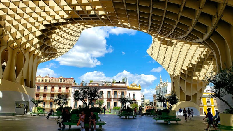 Konstruktion Metropol Parasol in Sevilla - ©Martina Wegener - Eberhardt TRAVEL