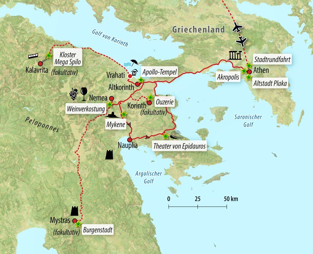 Ihre Reiseroute – © Eberhardt TRAVEL