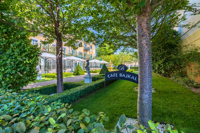 Franzensbad - Kurhotel Bajkal - Hotelgarten – ©foto PM