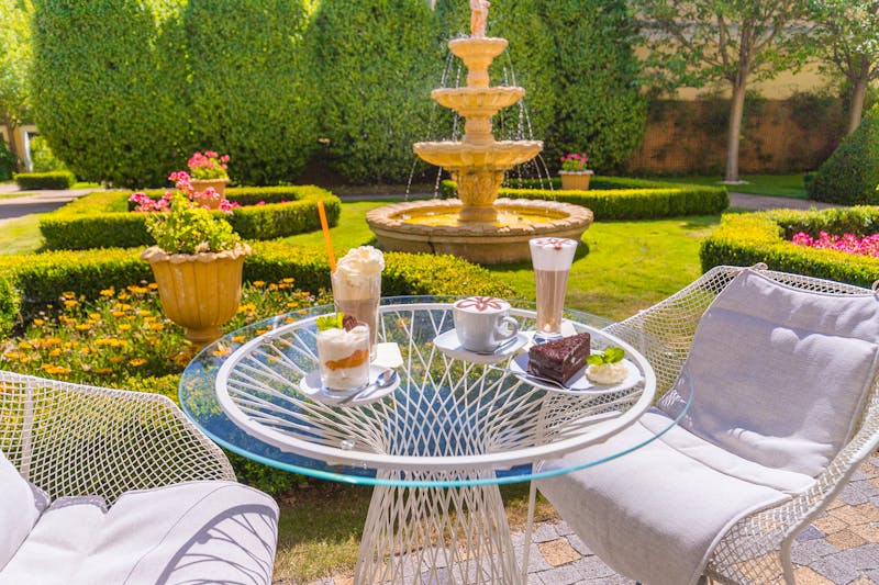 Franzensbad - Kurhotel Bajkal - Hotelgarten – ©foto PM