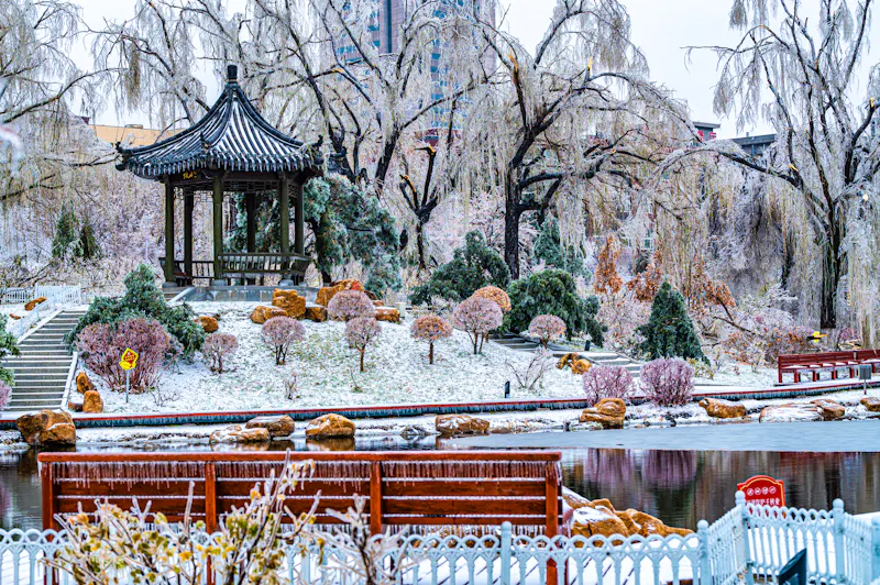 Garten im Mandschukuo-Palastmuseum - Changchun, China - &copy;xiaowei - stock.adobe.com