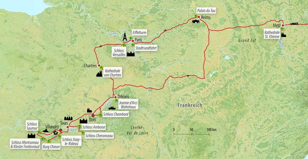 Ihre Reiseroute – © Eberhardt TRAVEL