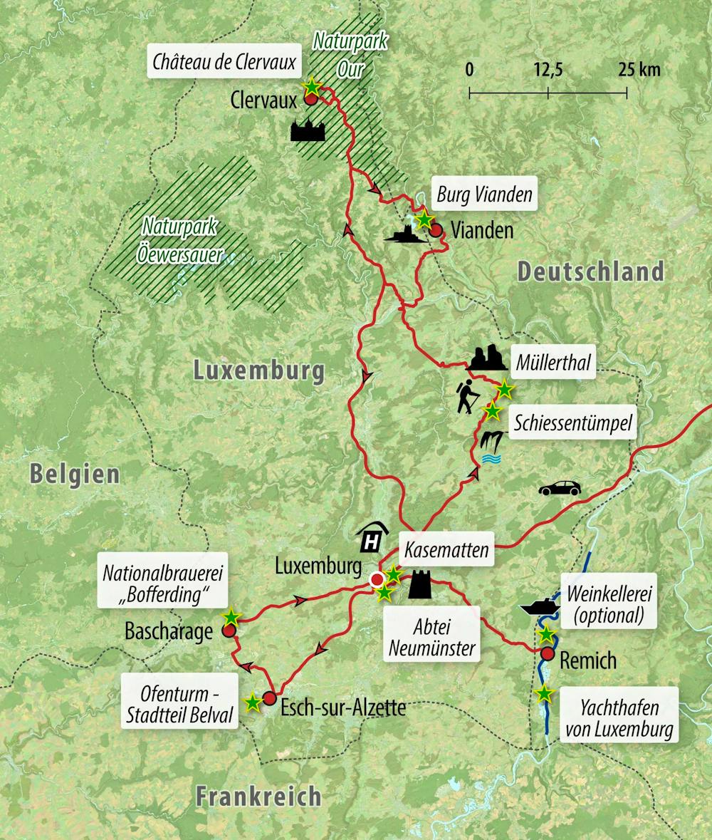 Ihre Reiseroute – © Eberhardt TRAVEL