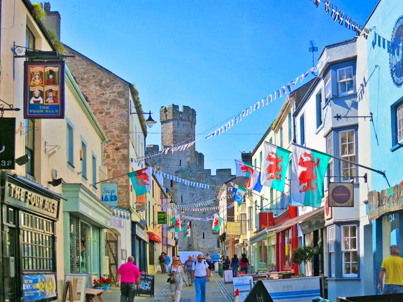 Straße in Caernarfon - Wales - ©Constanze Hölig - Eberhardt TRAVEL
