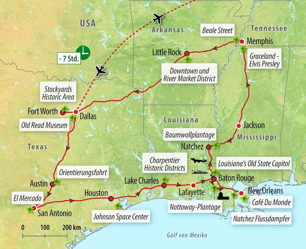 Ihre Reiseroute – © Eberhardt TRAVEL