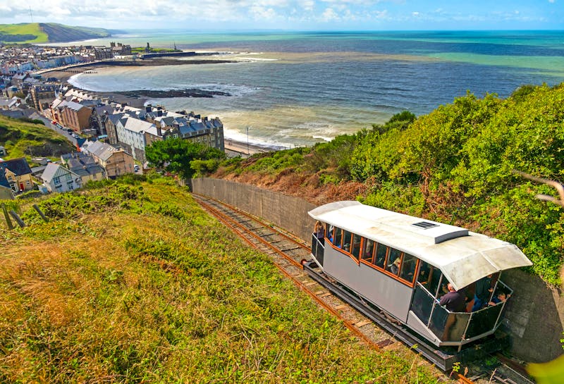 Standseilbahn Aberystwyth Cliff Railway - ©Crown copyright (2017) Visit Wales