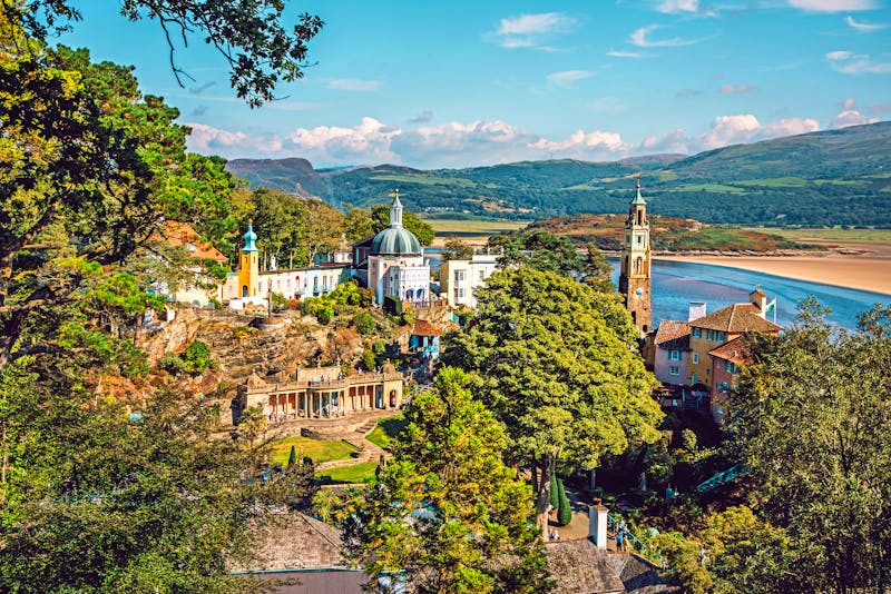 Portmeirion in Wales - ©Crown copyright Visit Wales